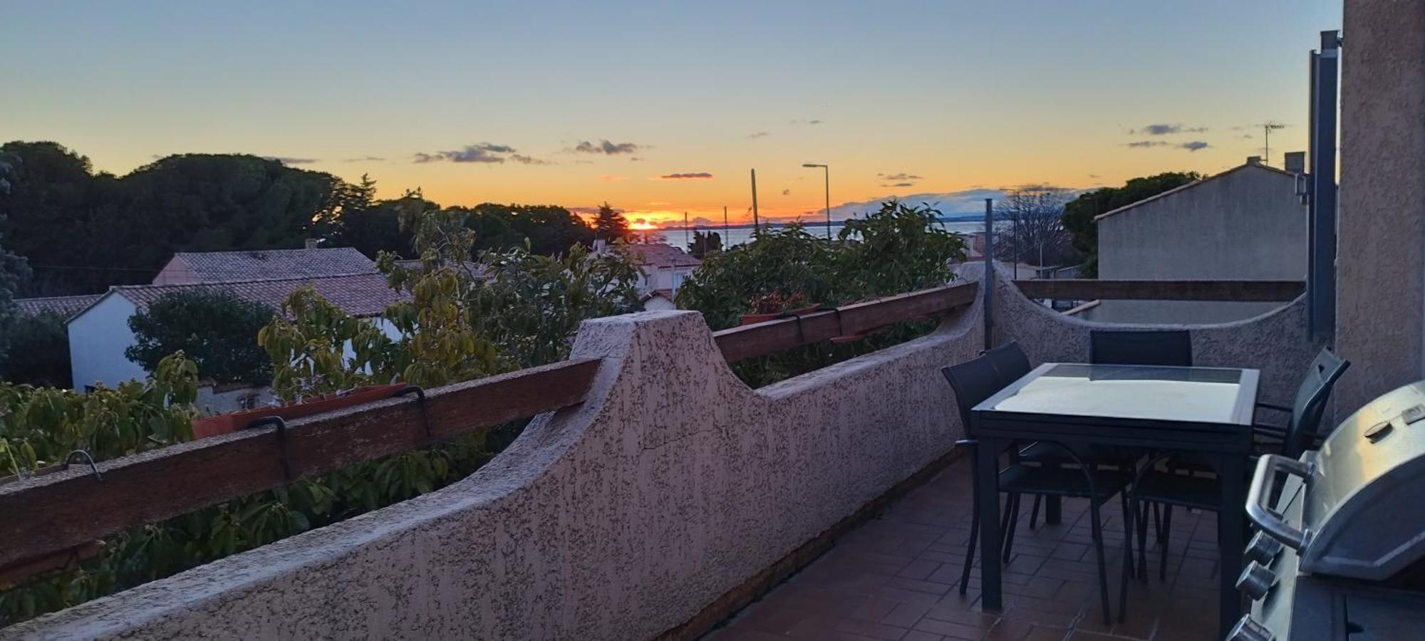 Appartement T3 Spacieux avec vue sur l'étang de Thau Sète Exterior foto